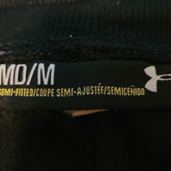 Under Armour Womens Storm Semi Fitted Sweatpants Black Medium - Picture 2 of 5